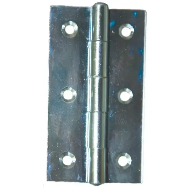 Pack 2 bisagras estrecha zincada 50 x 30 mm