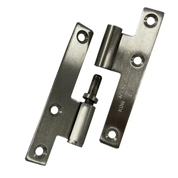 Pack 3 pernios inox 95 mm izq canto cuadrado