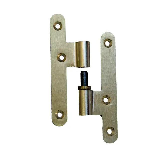 Pack 3 pernios latón 100 mm dcha canto curvo