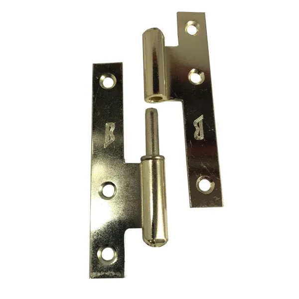 Pack 3 pernios latón 95 mm izq canto recto