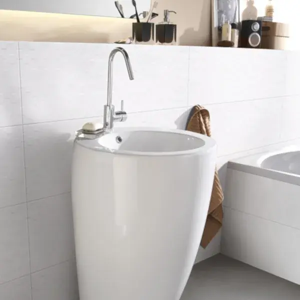 Azulejo blanco aragone decor 30x90 cm