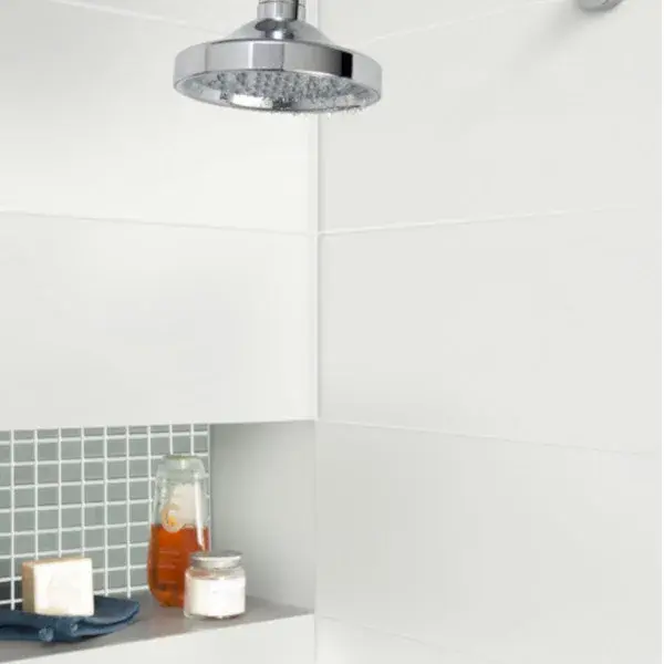 Azulejo blanco mate Crizi 30x60 cm