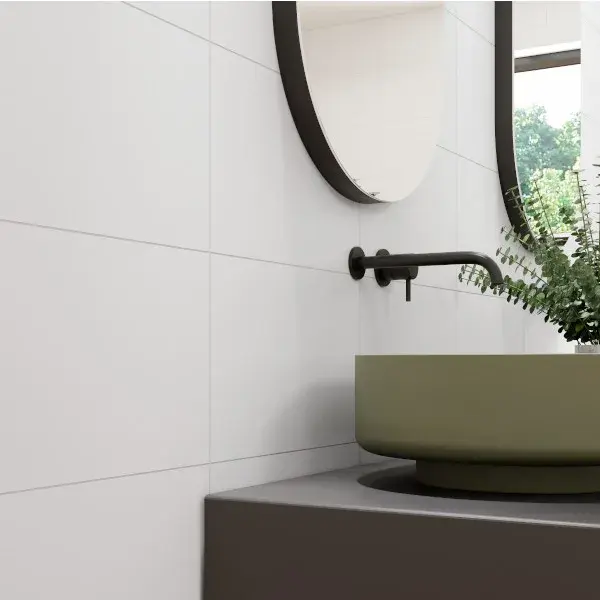 Azulejo Janise blanco mate 25x40 cm