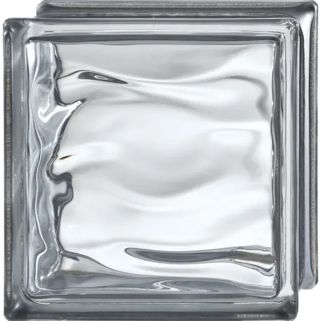 Bloque de vidrio agua reflejos antracita