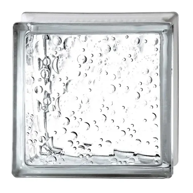 Bloque de vidrio Embalaje protector incoloro