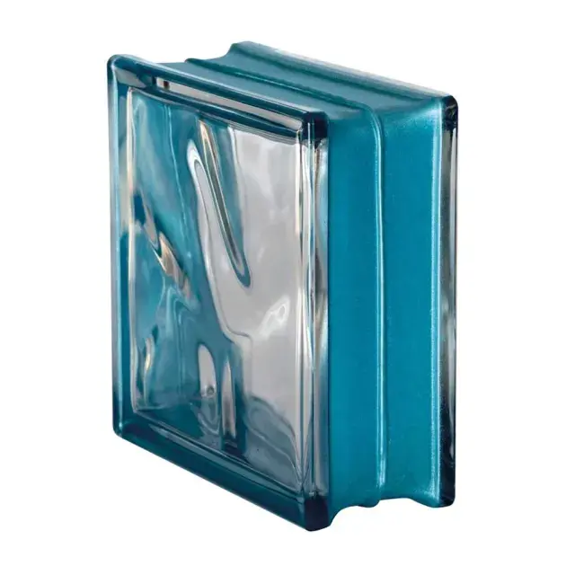 Bloque de vidrio Reflejos índigo