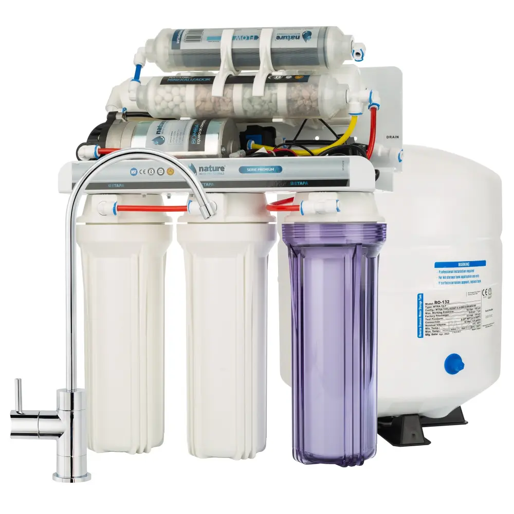 Desincrustante para Cañerías Equipo osmosis inversa 6 etapas distinguido eco con bomba