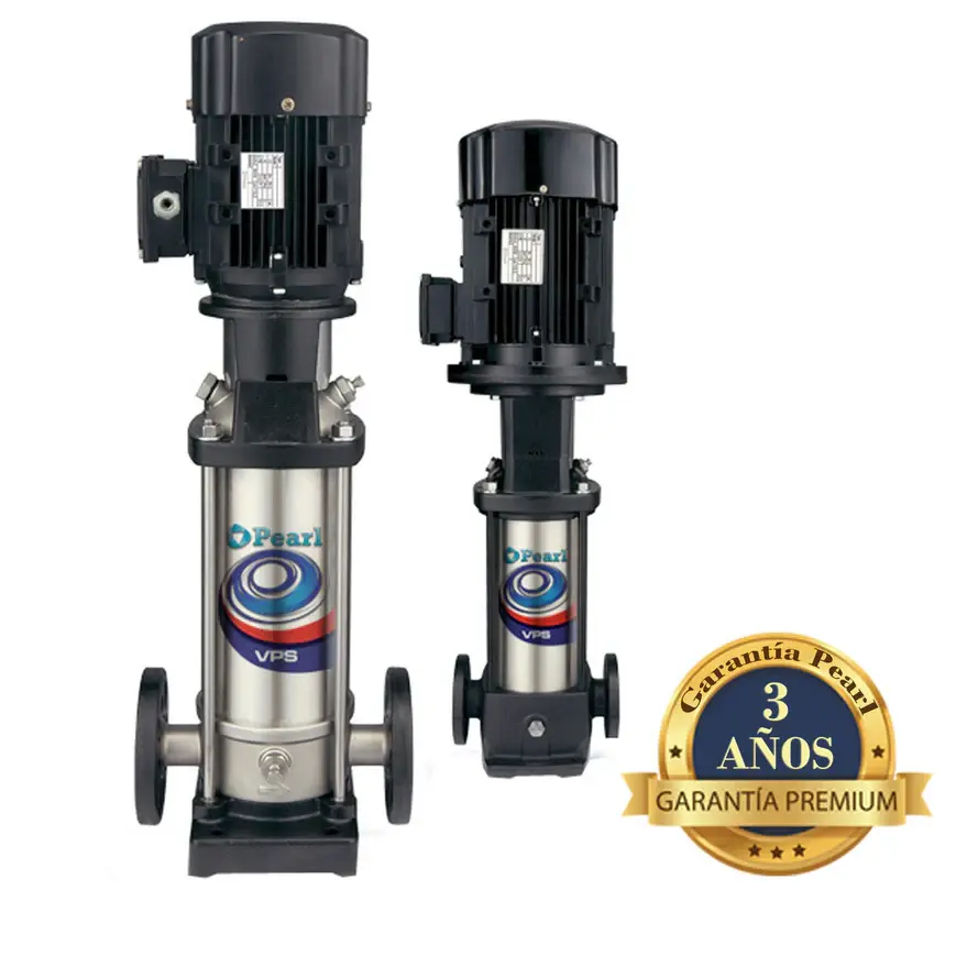 Profesional Industrial Bomba de Agua Multietapas Vertical VPC de 44 GPM, Pearl