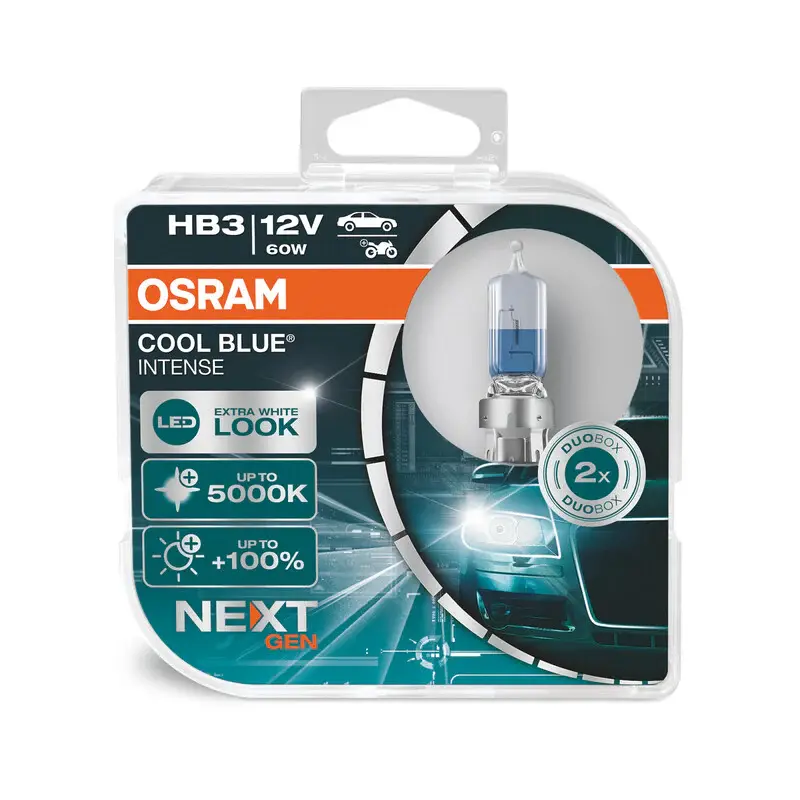 Bombilla OSRAM Fresco Blue Intense HB3 12V/60W - X2