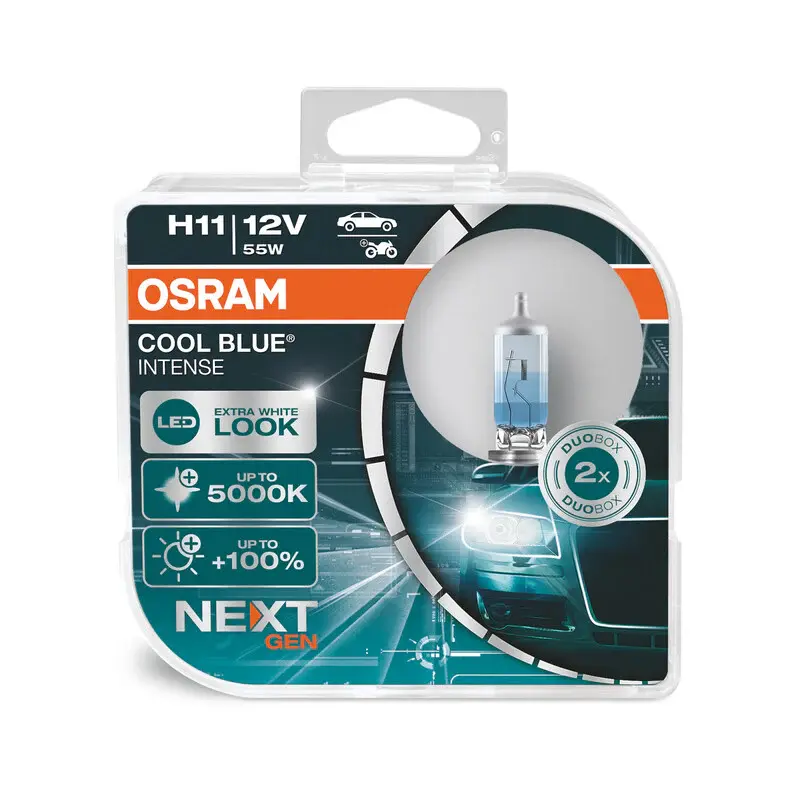 Bombilla OSRAM Ligero Blue Intense H2 12V/55W - x2
