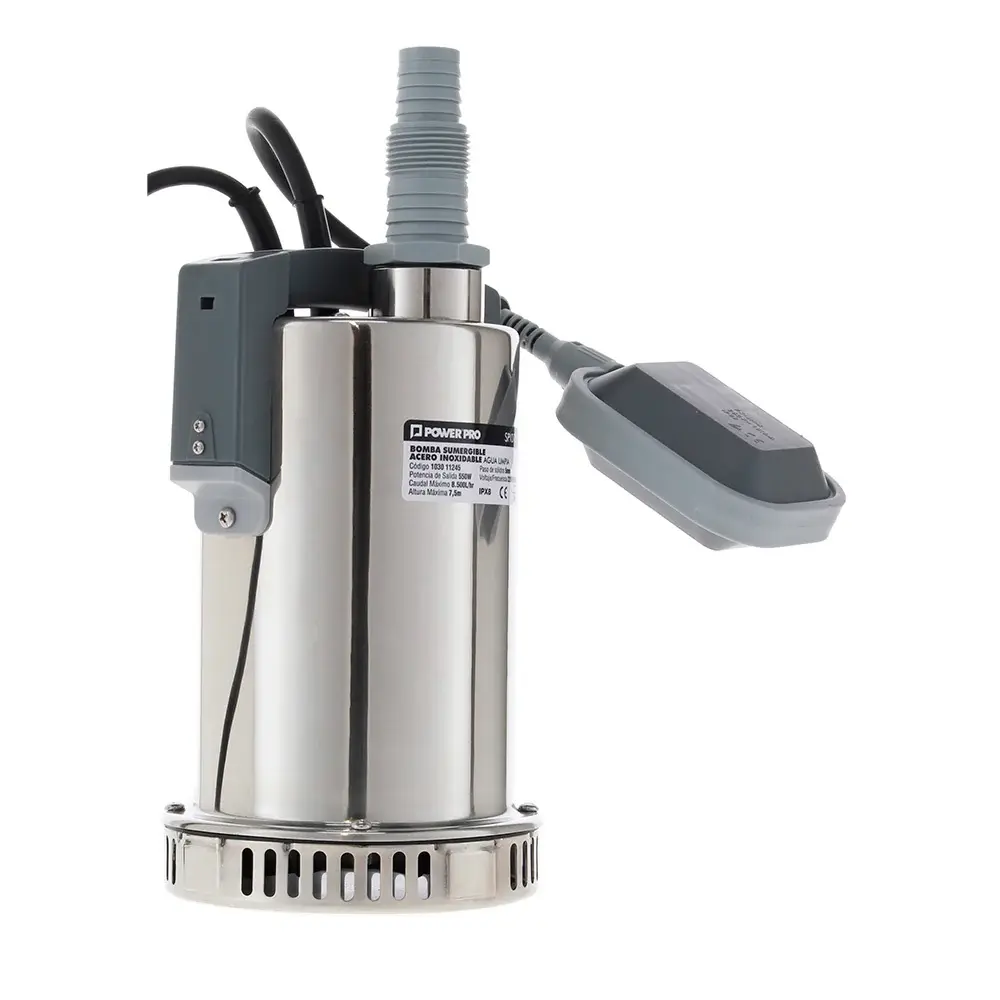 ELECTROBOMBA SUMERGIBLE AGUA LIMPIA 0.75 HP para Alumbrado Vial