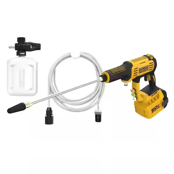 Larga Duración Premium Hidrolavadora Inalámbrica de Alta Presión DEWALT DCPW1000B FLEXVOLT 60V MAX 1000 PSI 1.0 GPM (So...