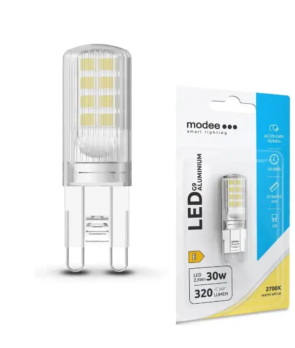 G9 LED 2,6W 2700K