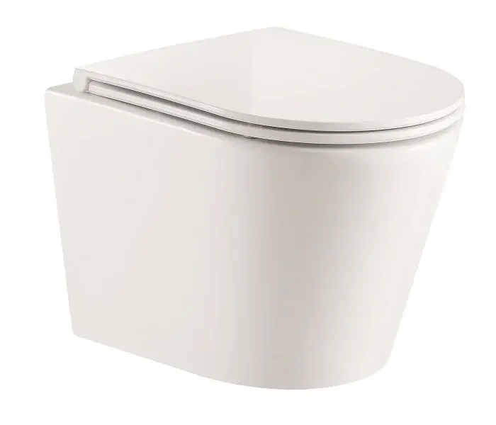 Lámpara HID para Exteriores Inodoro Suspendido con Descarga Pared Blanco - Aqualia Powell