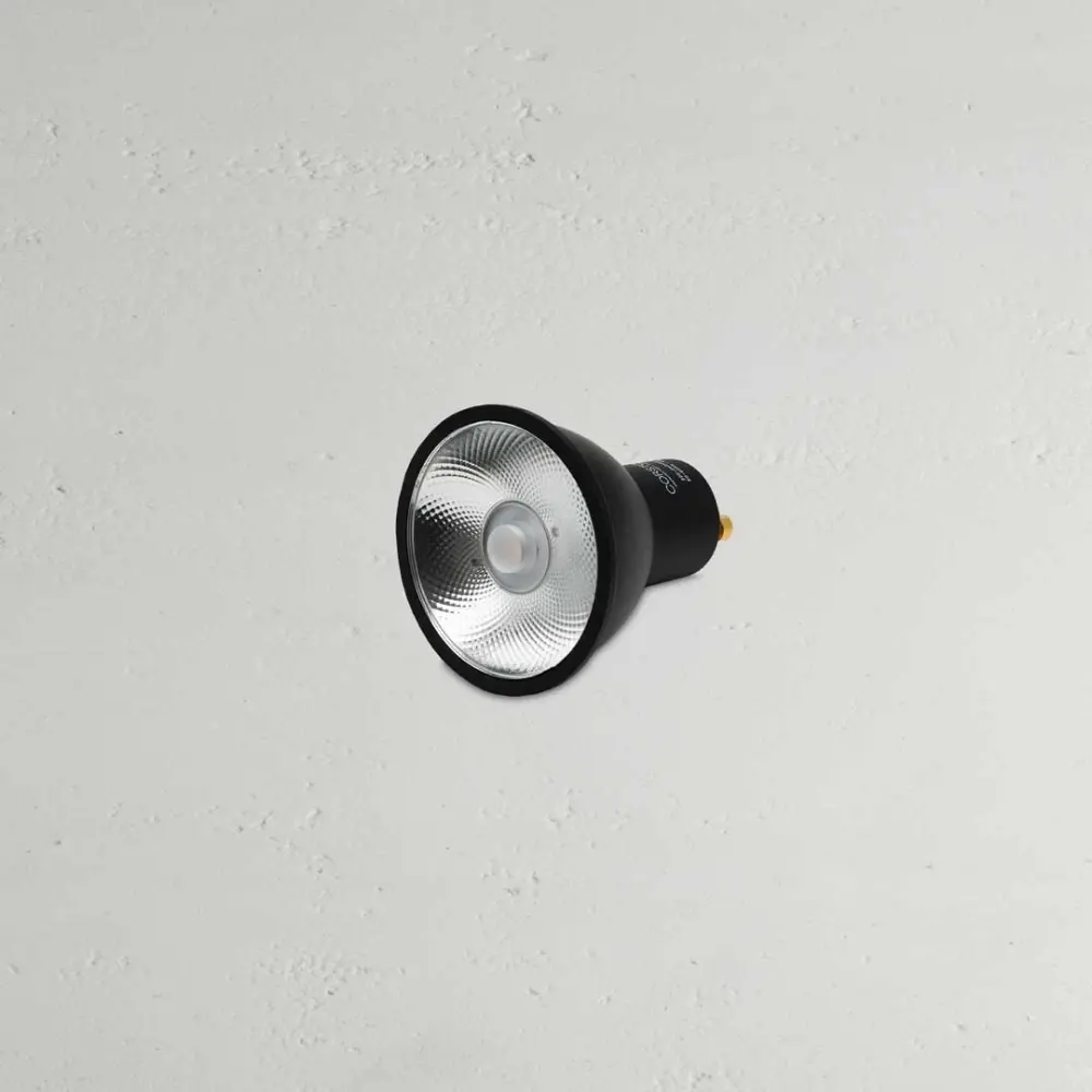 Bombilla LED GU10 Chester de 50 mm 12° - Negra