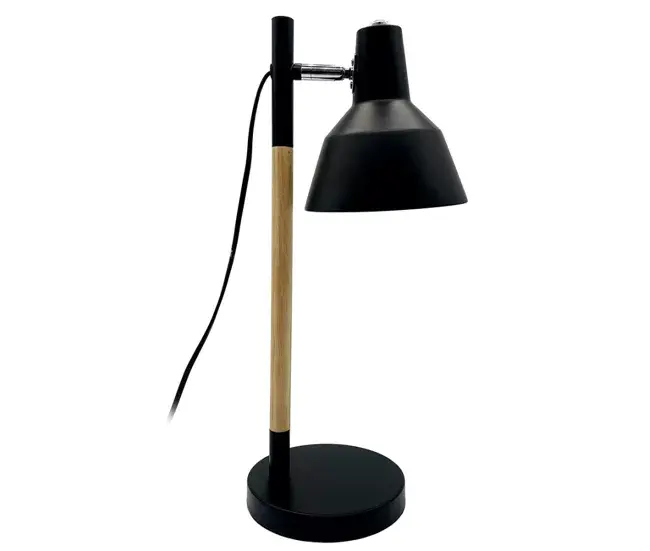 flexo metal color negro serie basil 17cm