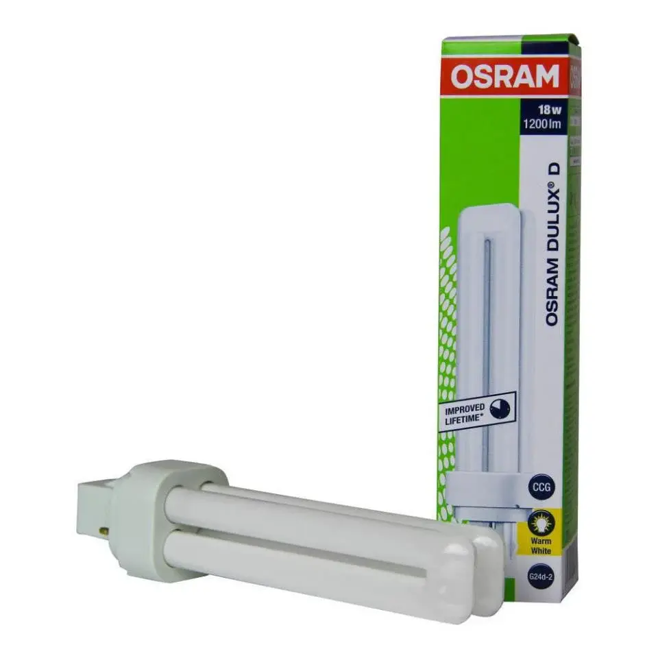 Alta Eficiencia Energética DULUX D 18W 830 OSRAM