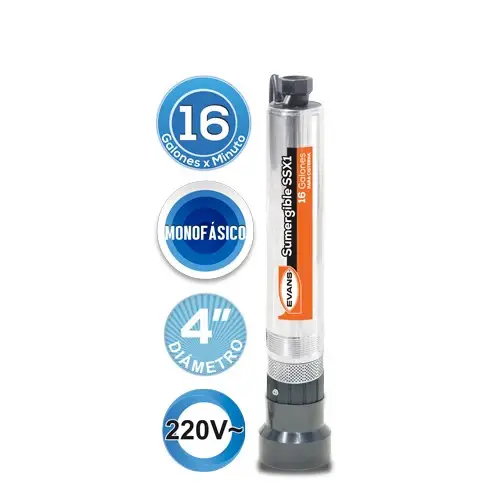 CFL para Exteriores BOMBA SUMERGIBLE DOMÉSTICA 1.0HP - SSX1ME100G2C