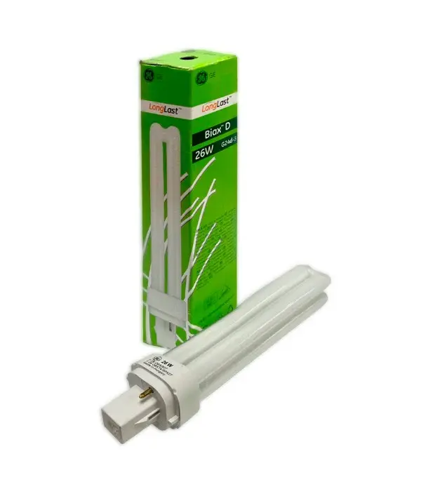 DULUX D ( PL-C ) 26W 840 GENERAL ELECTRIC "2 PIN " para Ahorro de Energí