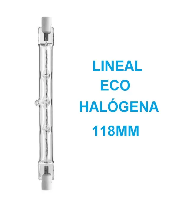 Alta Potencia HALOGENA LINEAL ECO 160w 118mm