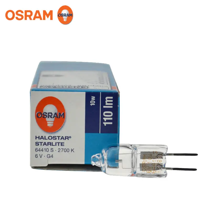 Halógena para Reflectores 2 PIN " 6v " 10w G4 64410S OSRAM