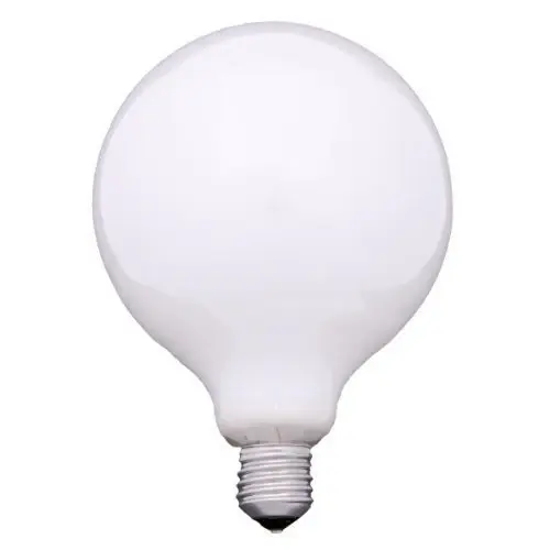 GLOBO 125mm INCANDESCENTE OPAL 60w con Base E27 Estándar