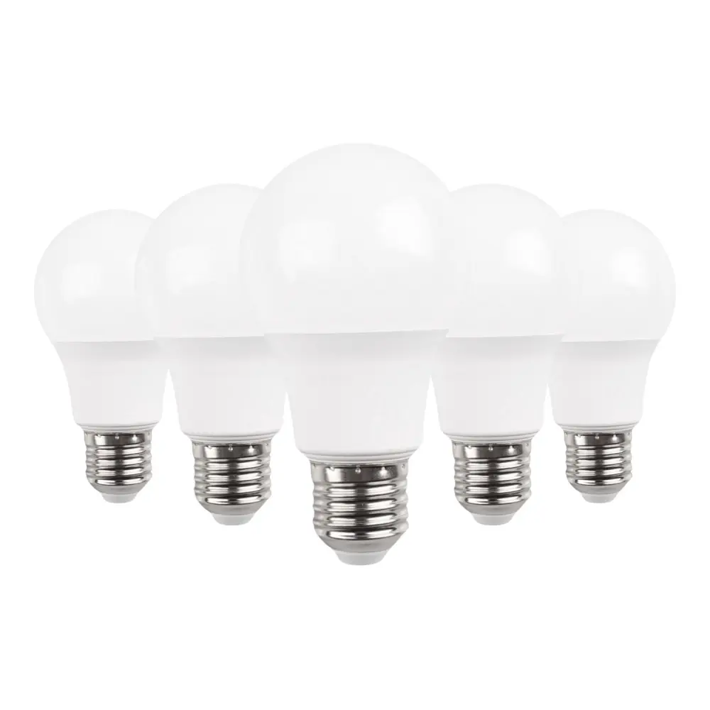 Ahorro Energético Certificado Pack 5 bombillas led básico e27 9w equi.60w 806lm 4000k