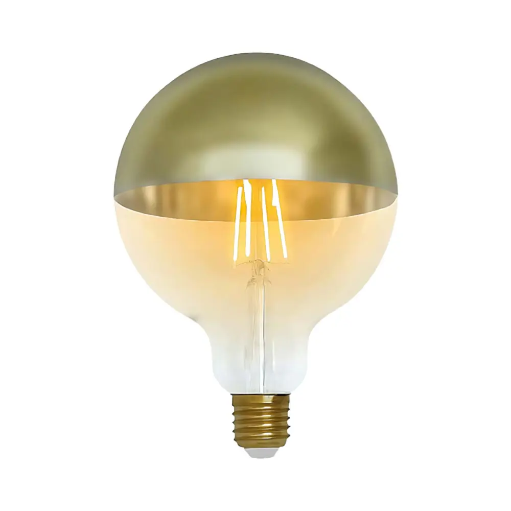 Alta Luminosidad Bombilla led globo g120 cúpula oro e27 6w equi.48w 600lm 2100k