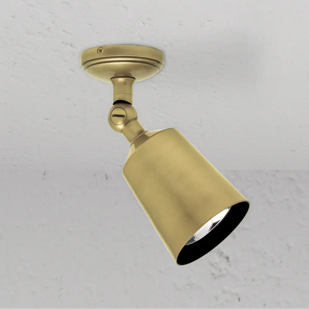 Baylis - Lámpara de techo individual mediana - Latón antiguo en Blanco Variable 2700K-6500K