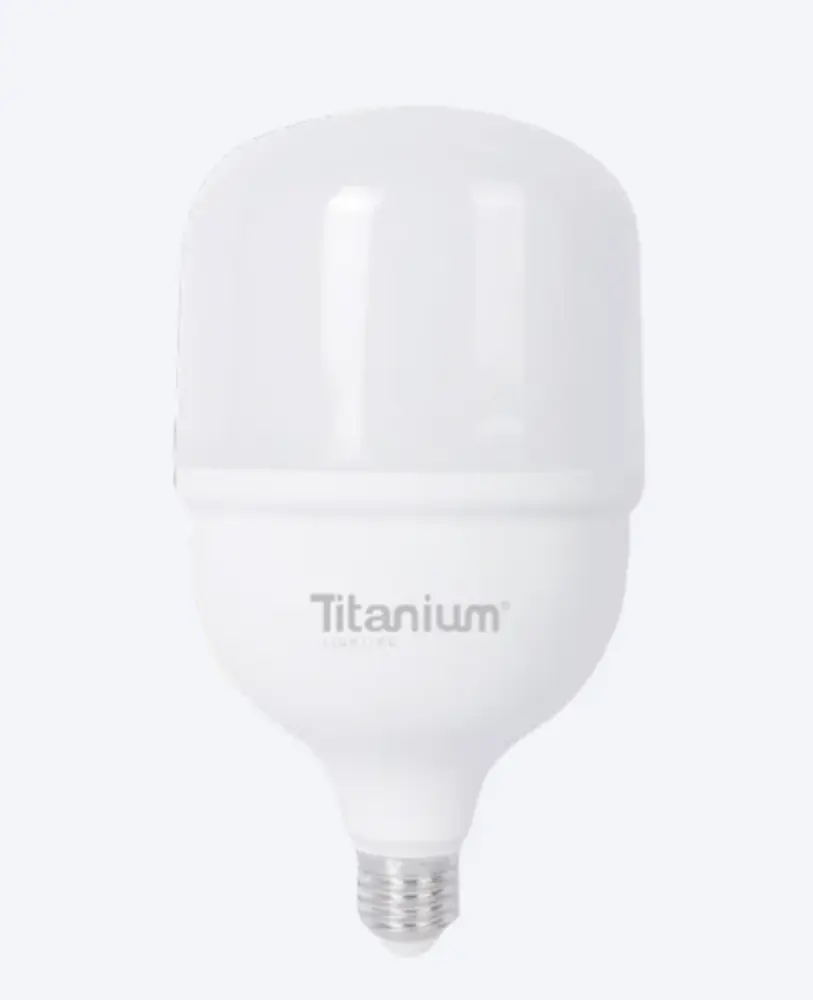 Bombillo Led 50W Cilindro Luz Banca De titanio