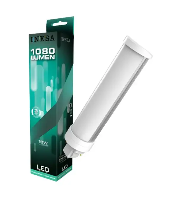 DULUX D LED 10W (=26w) 6500K INESA G24d-3