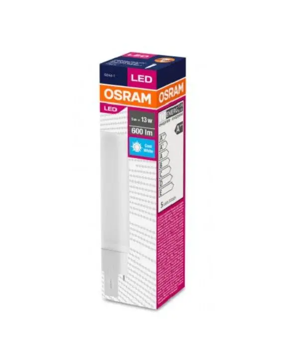DULUX D LED 5w (=10w) 840 G24d-1 OSRAM para Domicilios y Oficinas