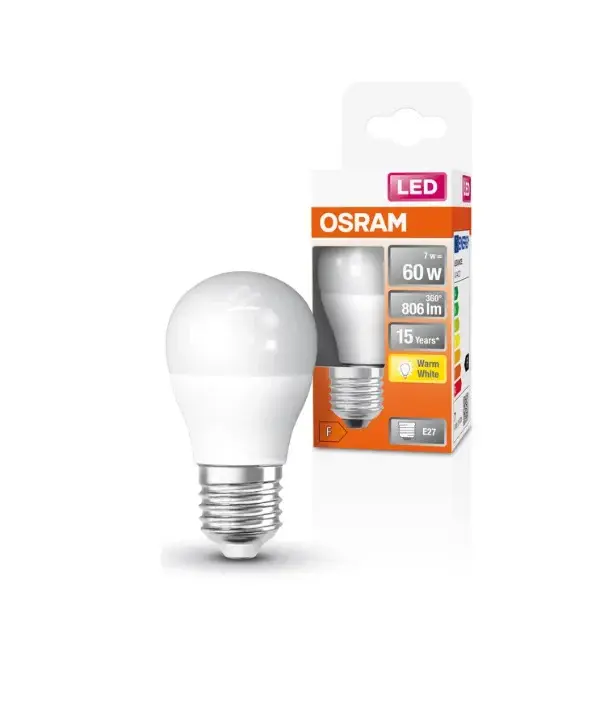 ESFERICA LED 7w E-27 827 OSRAM