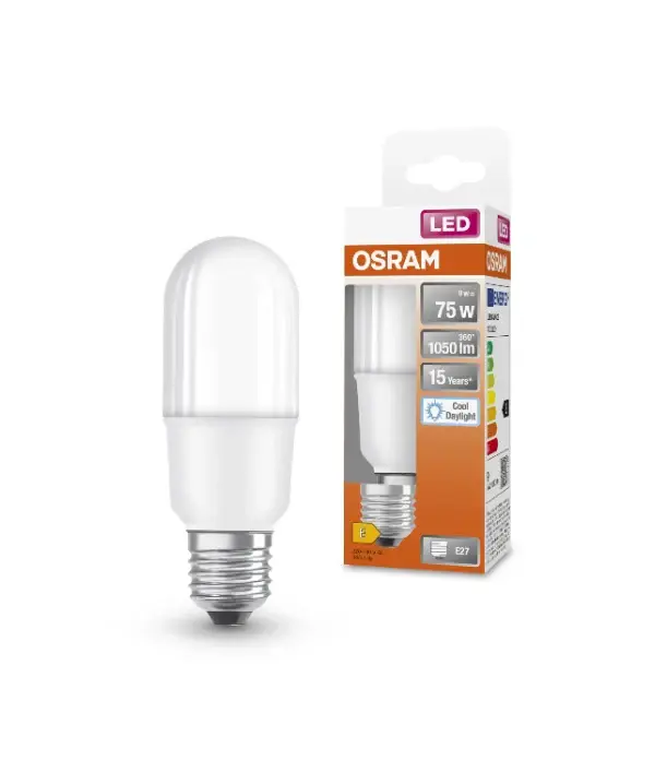 TUBULAR LED STICK T38 9w E27 865 OSRAM