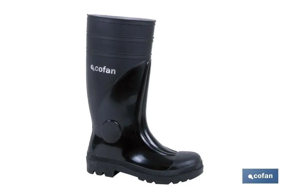 Bota agua alta segur. S-5 negra t-38 Cofan