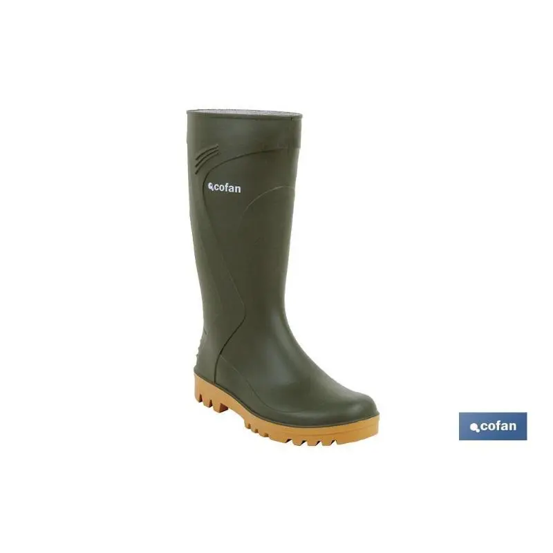 Bota agua verde alta calidad t-43 Cofan
