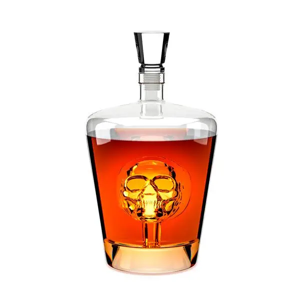 BOTELLA LICOR 'POISON' 1L VIDRIO con Botiquín de Pared