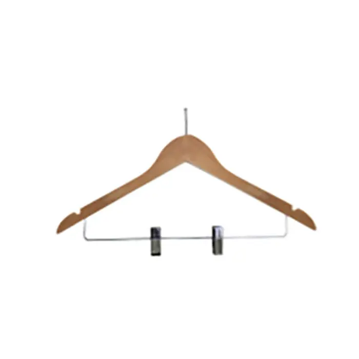 Certificado ANSI Gancho Madera Plano 1 Cm Cromo Color Sin procesar Con Pinzas Metalicas (Seguridad) Perno