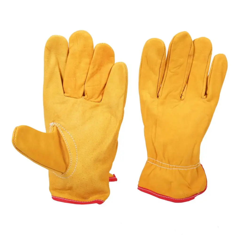 Certificado ANSI Guante de Operador piel de Ternera de 1ra