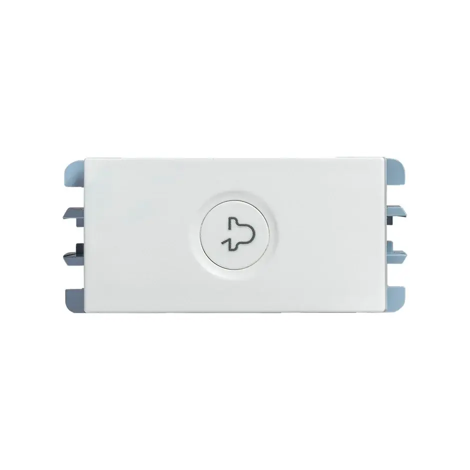 Pulsador unipolar campana con led blanco Simon 26 | Instalación Rápida y Kit Completo