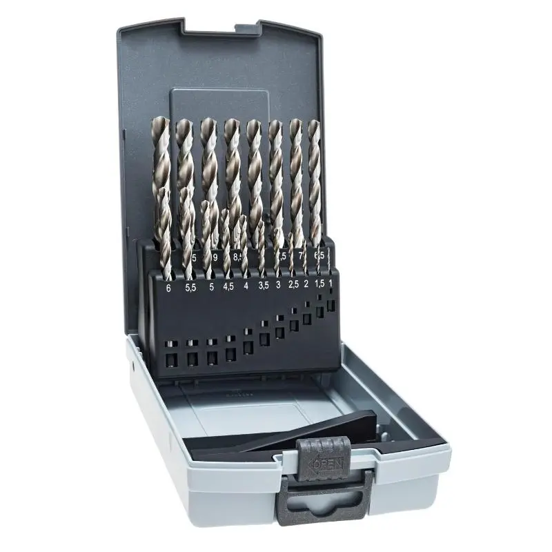Estuche brocas alpen hss pro 19 piezas