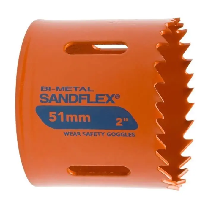 Bahco sierra de trépano sandflex biacabada, profundidad 38 mm, 4-6 zpz, 6
