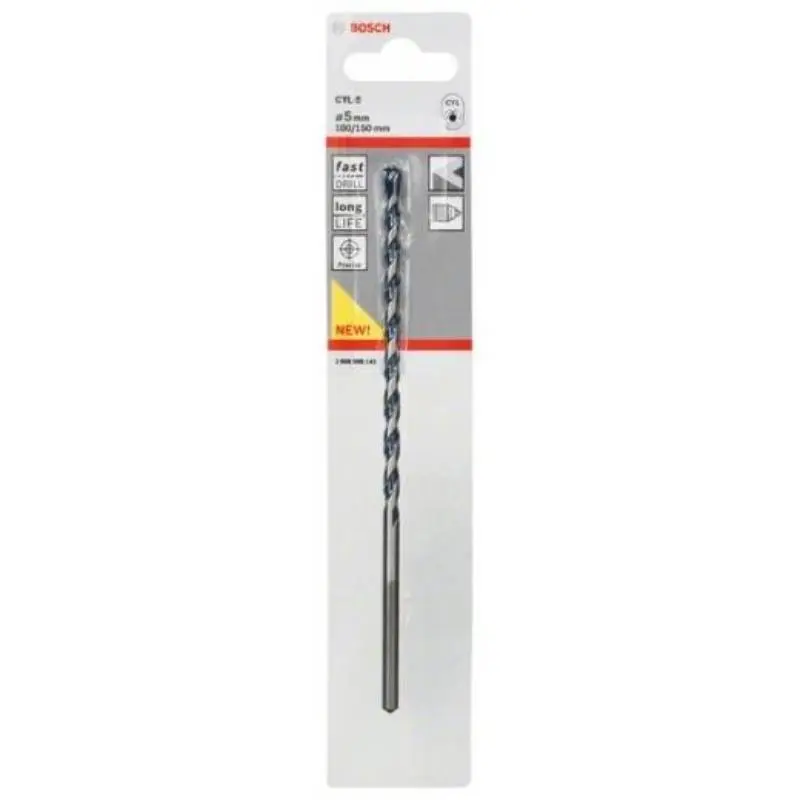 Broca de hormigón Bosch cyl-5 longlife 5x100x150 mm 2 608 588 141