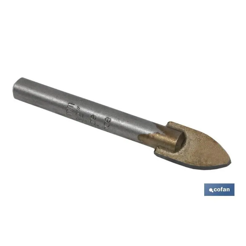Broca ojival para vidrio, cerámica y gres 5mm Cofan