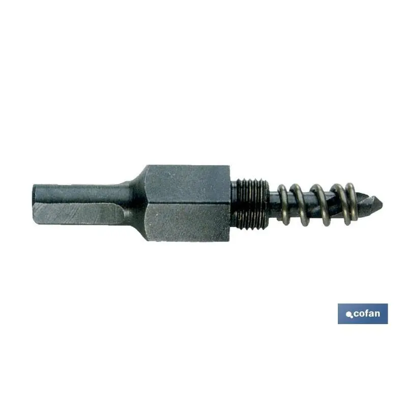 Husillo con broca coronas 26-50 Cofan