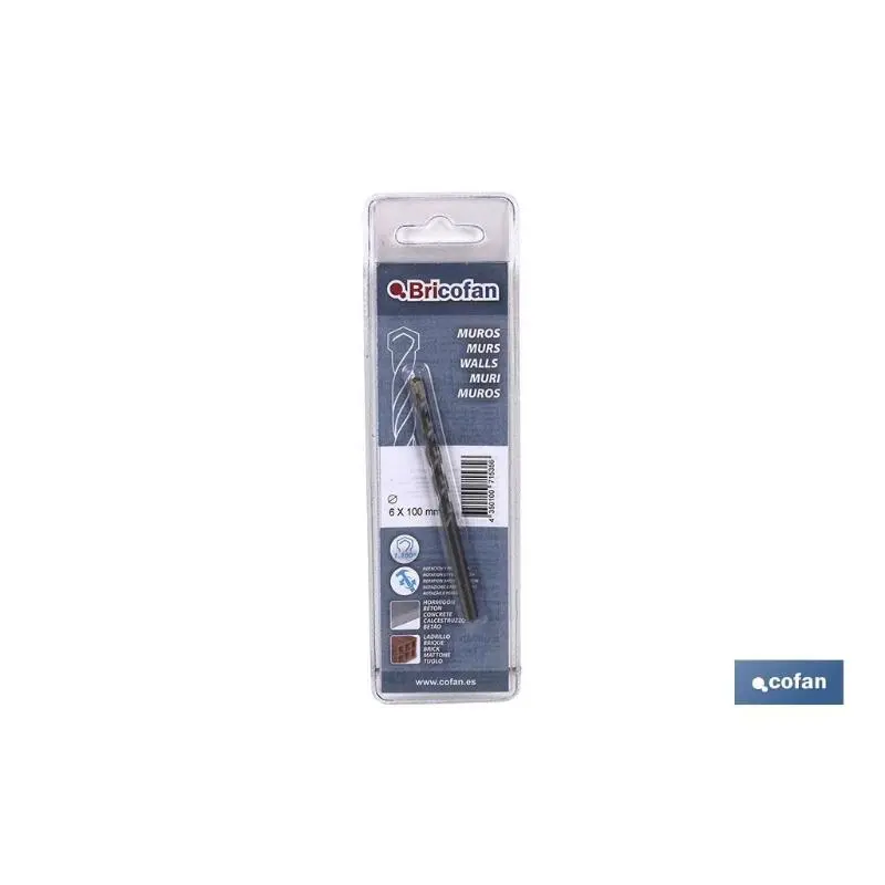 Bl 1 uds broca muros bricofan 10 x 120 mm