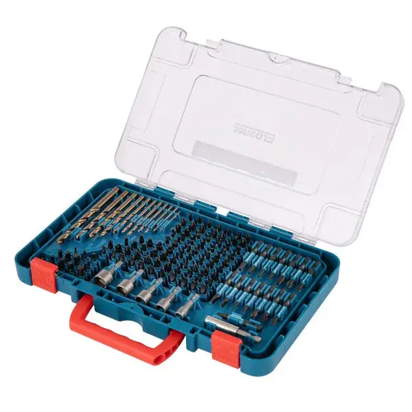 Uso juegos de puntas y brocas 120 piezas erbauer