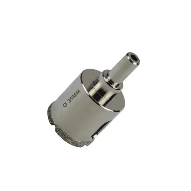 Broca de corona de diamante para azulejos 35 mm universal_fit
