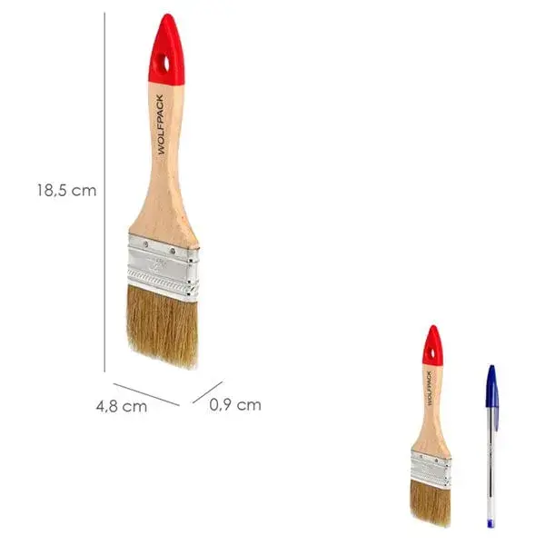 Paletina Brico Wolfpack Nº21 doble cerda blanca 50 mm