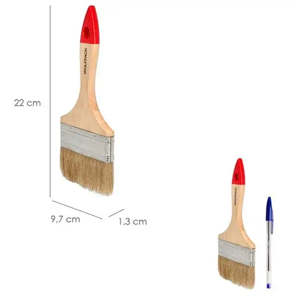 Paletina Brico Wolfpack Nº30 doble cerda blanca 101 mm